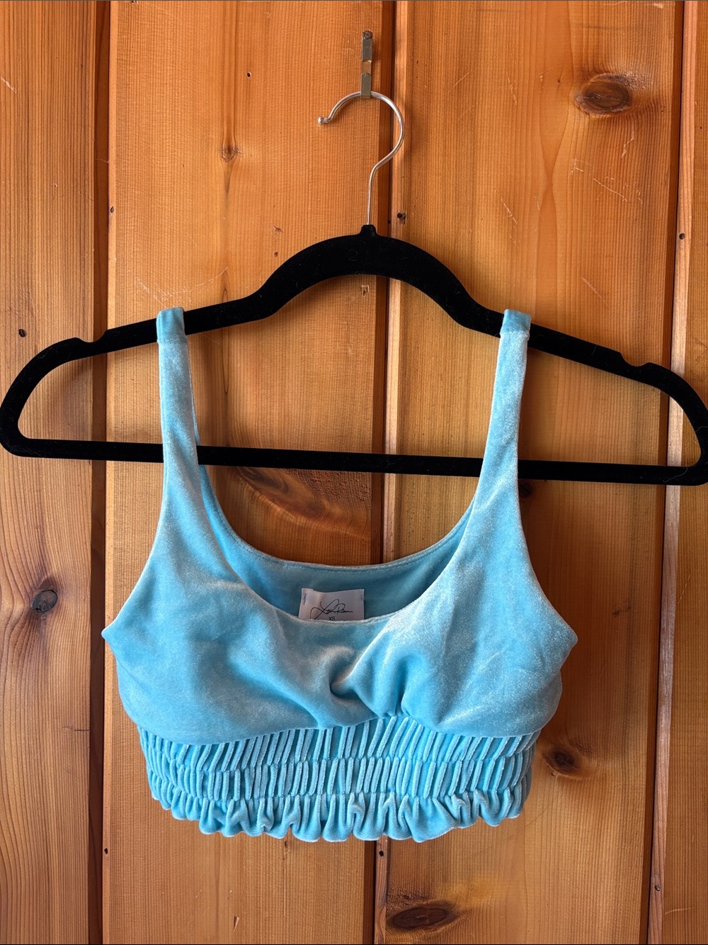 Laina Rauma Light Blue Velvet Leisure Set